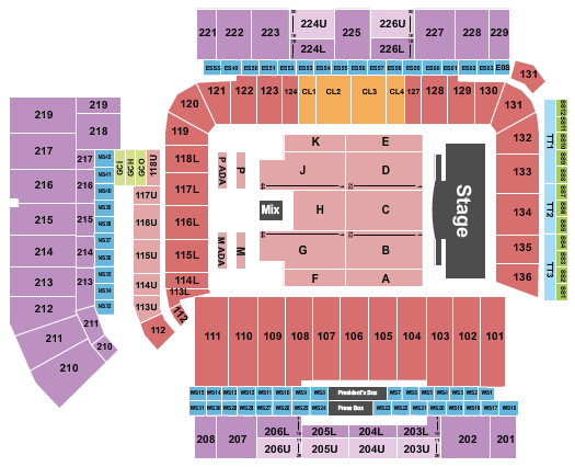 Bobby Dodd Stadium Bruno Mars Seating Chart